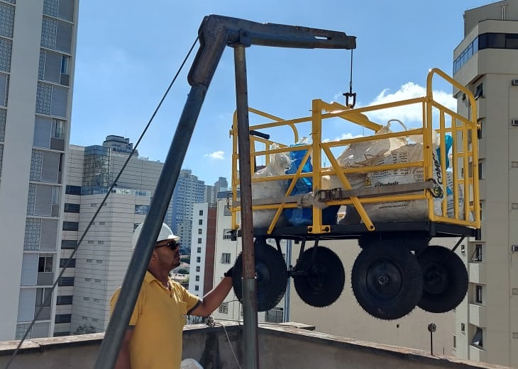 içamento e descida de entulho são paulo